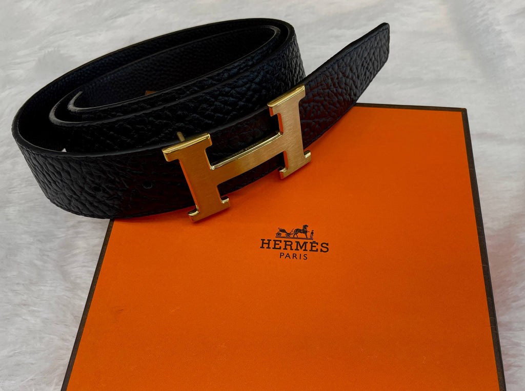 HERMES CONSTANCE BELT BLACK PEBBLED LEATHER IN MASTER PIECE 🤩