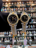 ROLEX DAY-DATE COUPLE SET 🤩  BLACK 🖤 DIAL