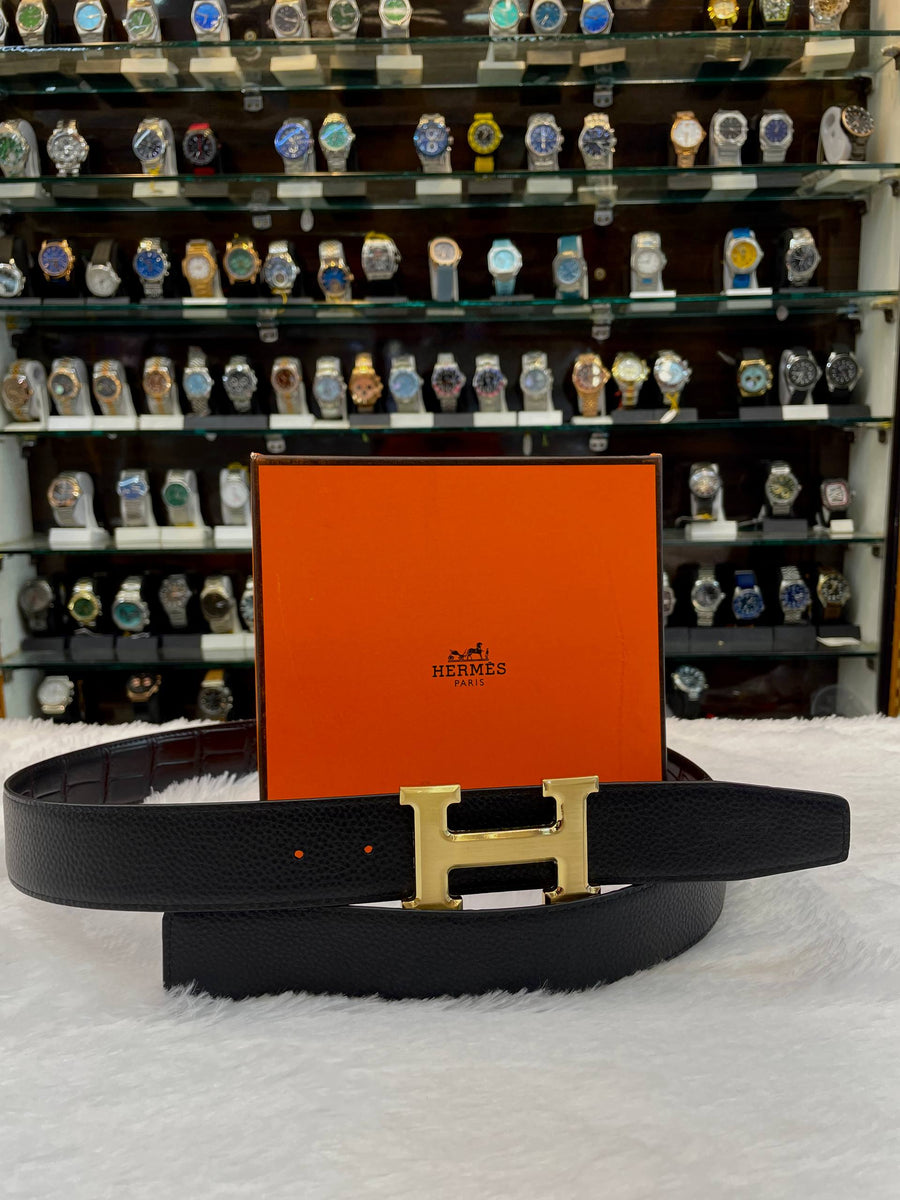 HERMES CONSTANCE BELT CROCODILE LEATHER FOR MENS IN HEAVY QUALITY 💯