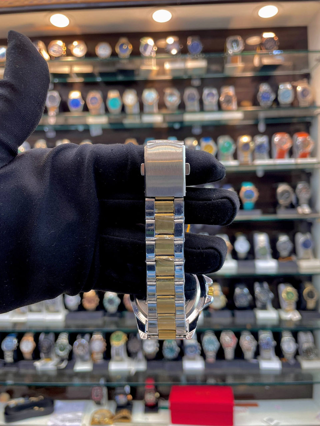 ROLEX OYSTER PERPETUAL DATE SUBMARINER DUAL TONE