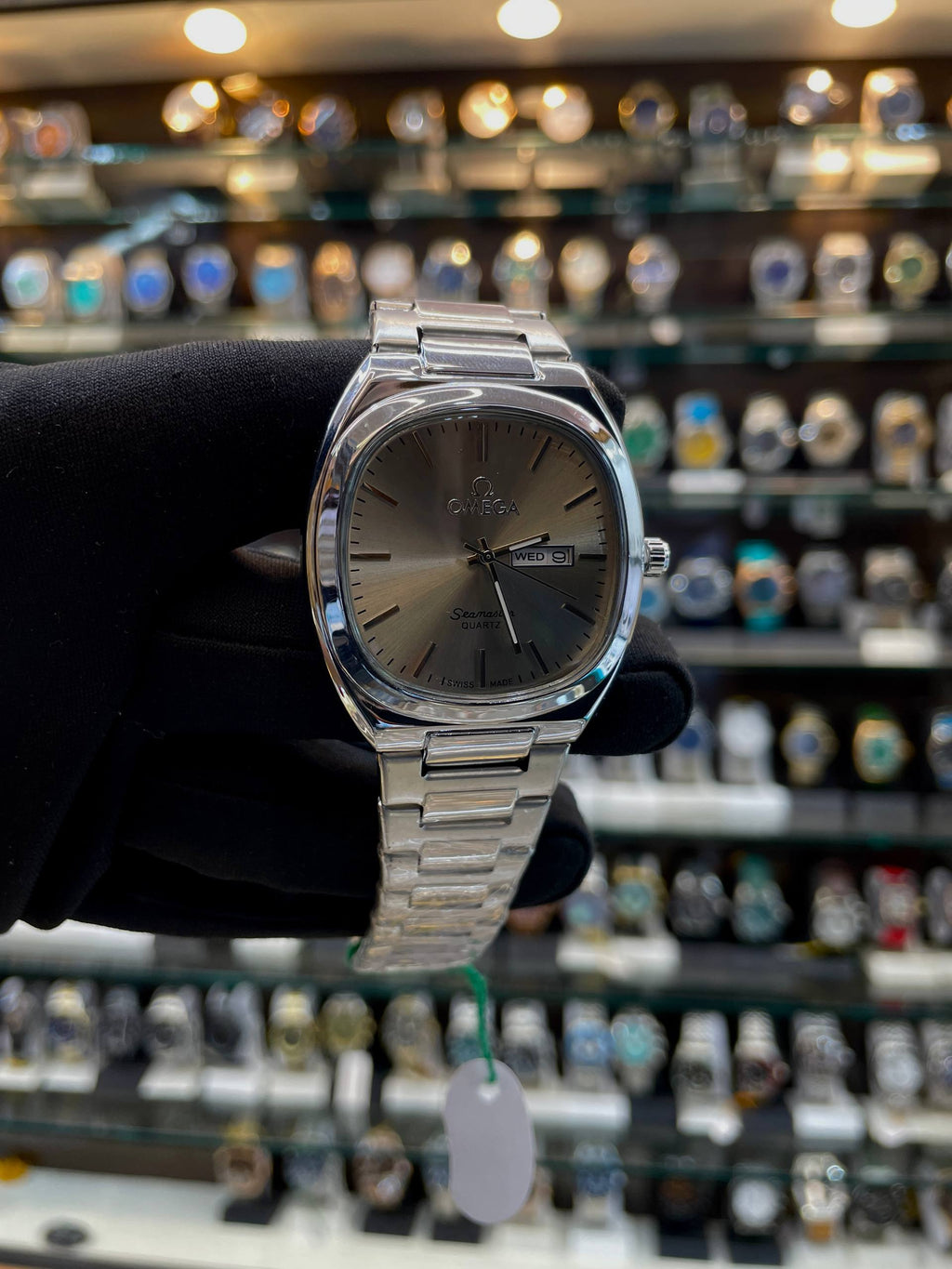 OMEGA SEAMASTER CLASSIC WATCH ⌚ UNDER BUDGET 🩶 GREY