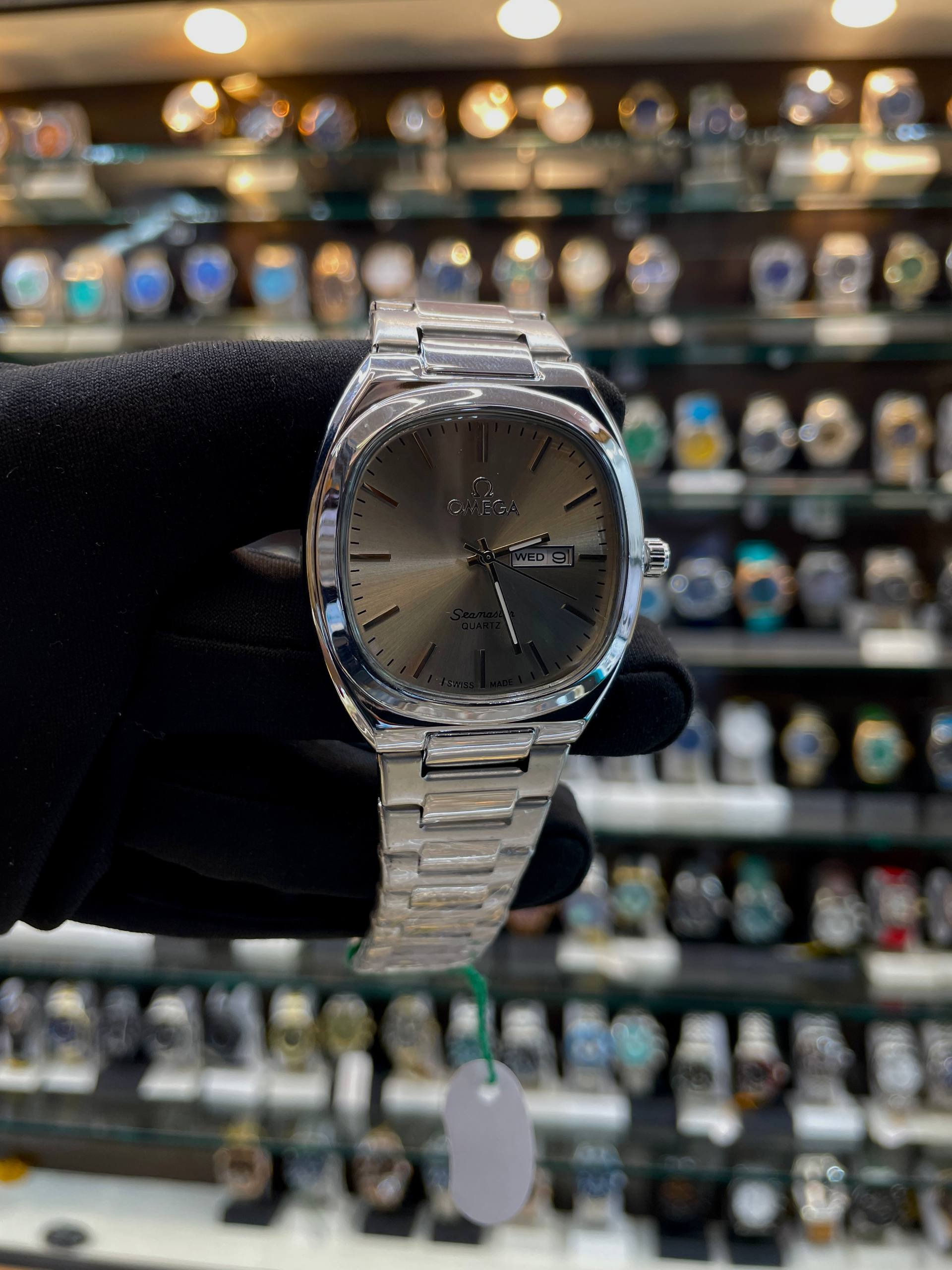 OMEGA SEAMASTER CLASSIC WATCH ⌚ UNDER BUDGET 🩶 GREY