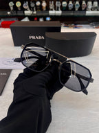 Prada lightweight glasses frame detail