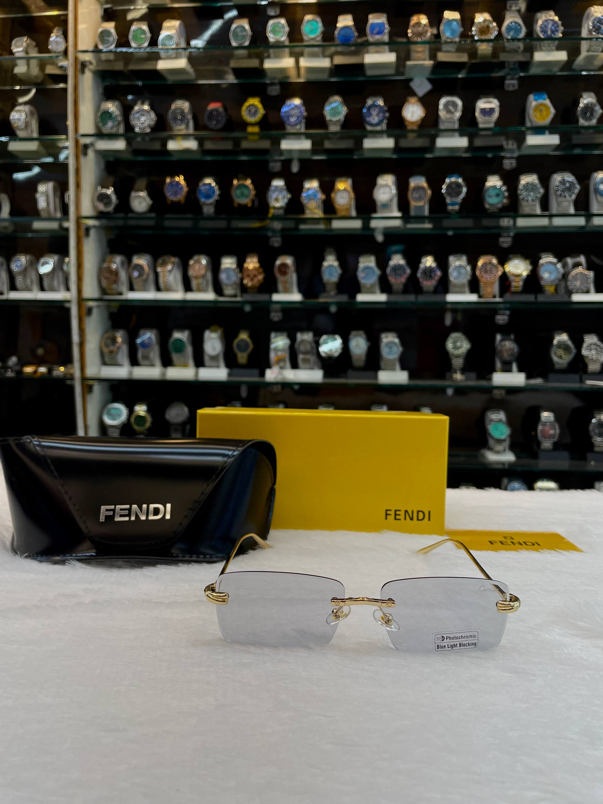 FENDI FRAMELESS GLASSES 🤓 FOR MENS