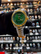 ROLEX DAY-DATE IN DUAL TONE FOR MENS GREEN 💚 DIAL