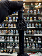 FOSSIL FULL BLACK 🖤 LEATHER WATCH FOR MENS