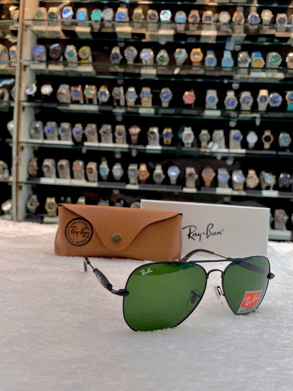 RAYBAN AVIATOR SUNGLASSES BLACK 🖤 LENS