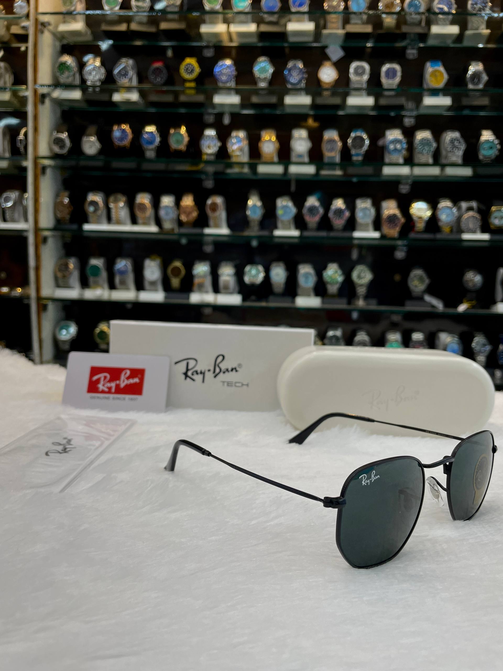 RAY-BAN HEXAGONAL FLAT LENSES SUNGLASSES BEST QUALITY 💯