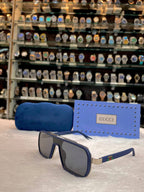GUCCI SQUARE BLUE 🧊 GLASSES 🕶️ FOR MENS  🤩