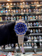 ROLEX SUBMARINER ( SMURF ) MASTER PIECE FOR MENS BLUE 💙