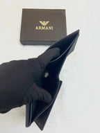 GIORGIO ARMANI UNDER BUDGET WALLET FOR MENS BLACK 🖤