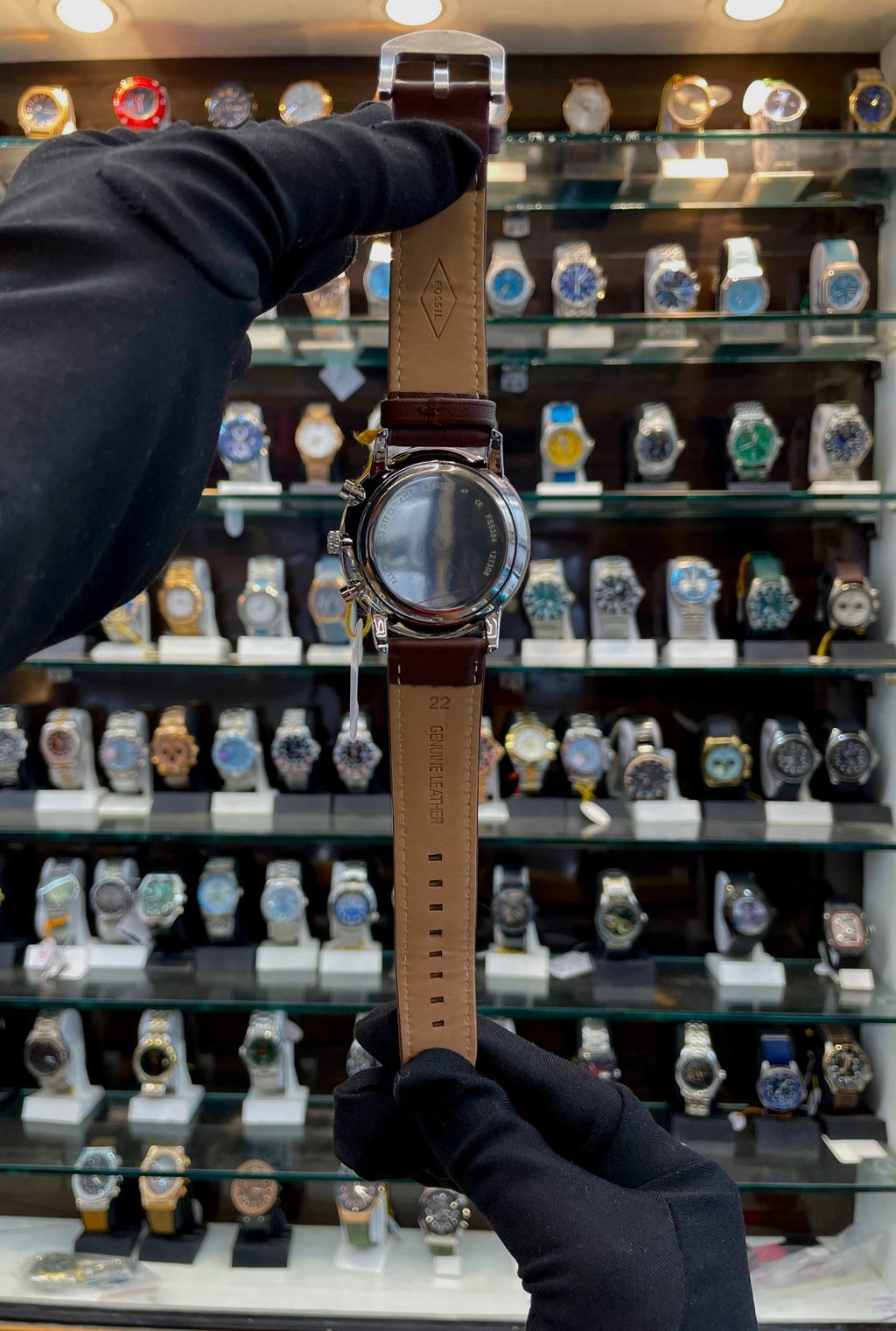 FOSSIL NOW IN CHRONO FOR MENS BLUE 💙 DIAL 🤩