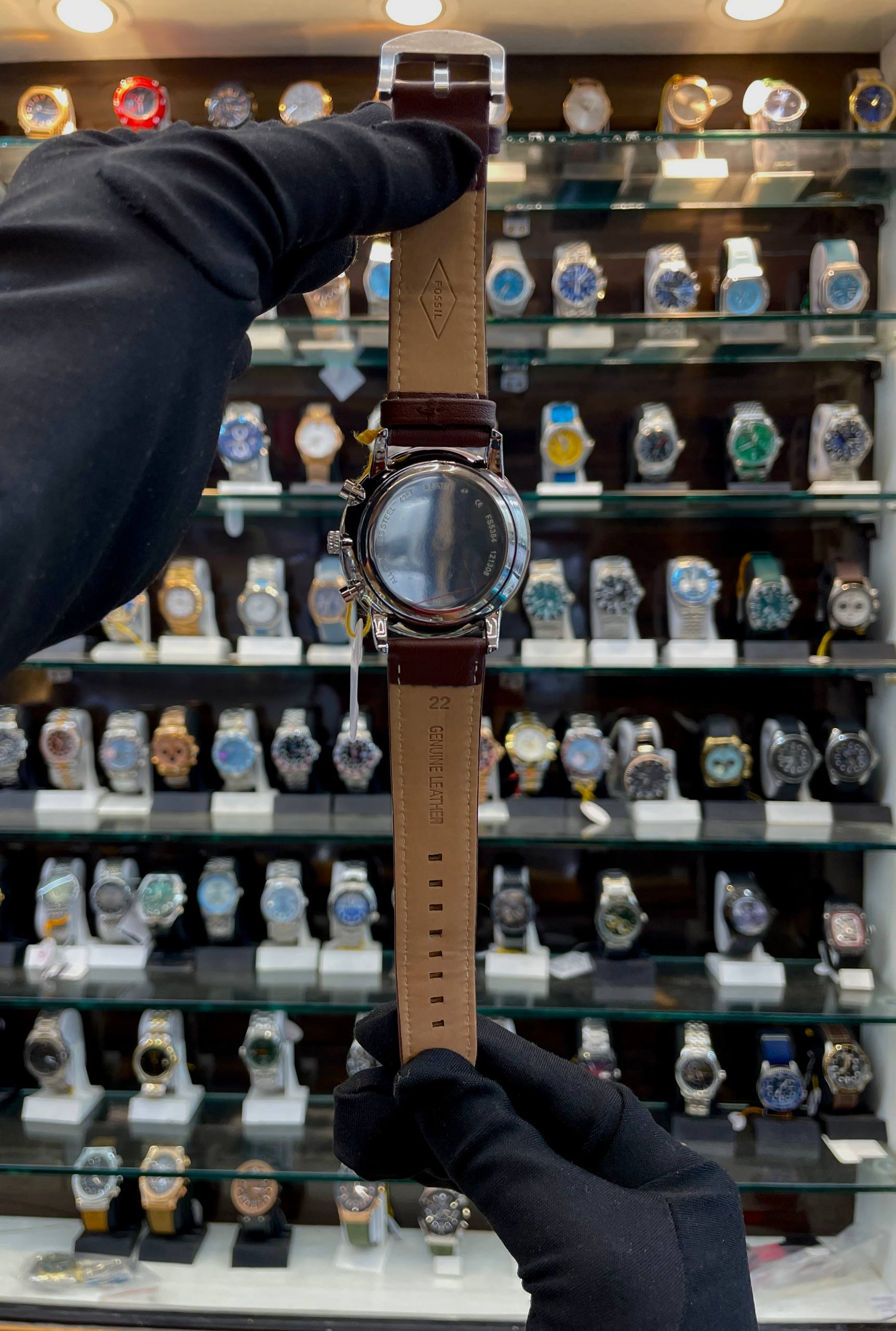 FOSSIL NOW IN CHRONO FOR MENS BLUE 💙 DIAL 🤩