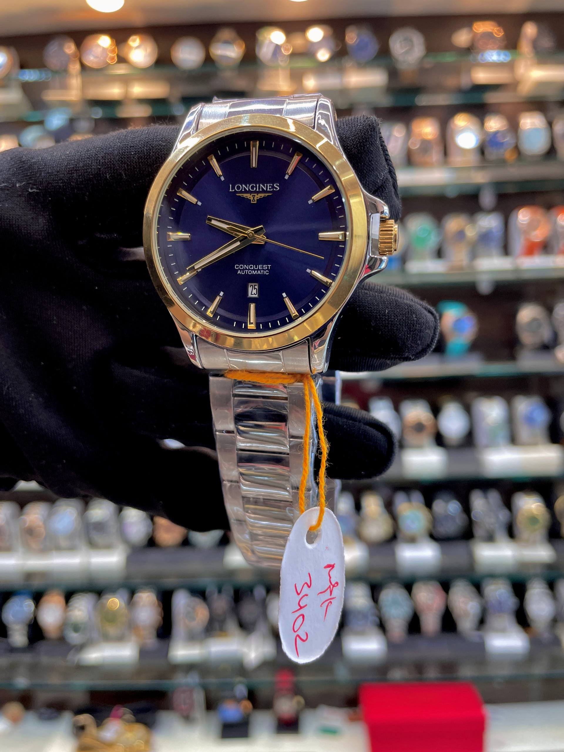 LONGINES CONQUEST UNDER BUDGET FOR MENS BLUE 💙