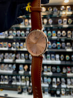 DANIEL WELLINGTON (DW) FOR MENS 🤩 IN LEATHER BROWN 🤎