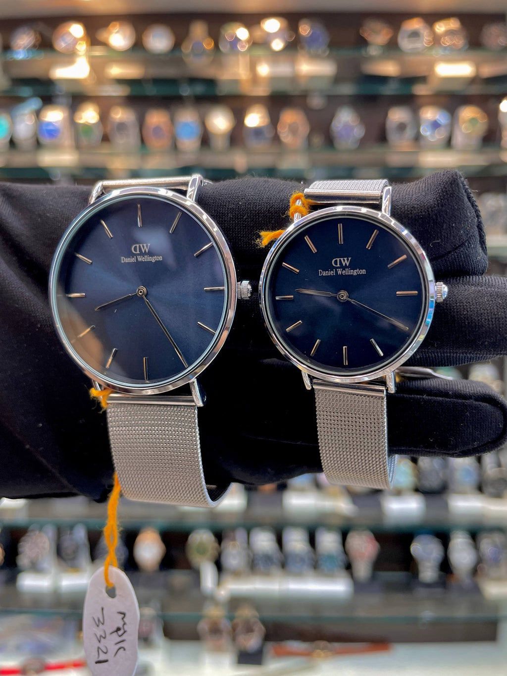 DANIEL WELLINGTON (DW) NOW IN COUPLE CHAIN SILVER 🥈 BLUE 💙 DIAL 💝