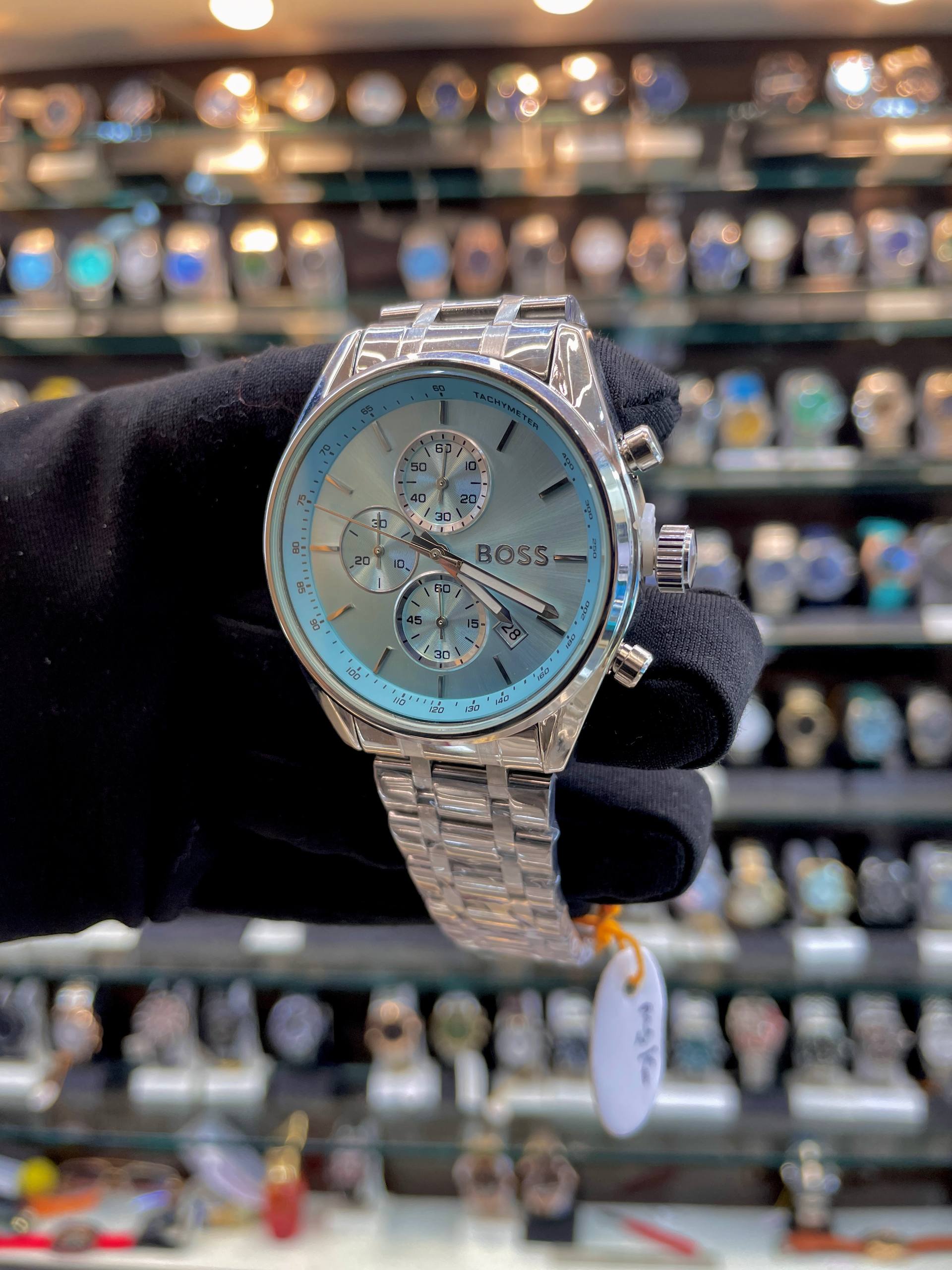 BOSS CHRONOGRAPH BLUE DIAL 💙 FOR MENS