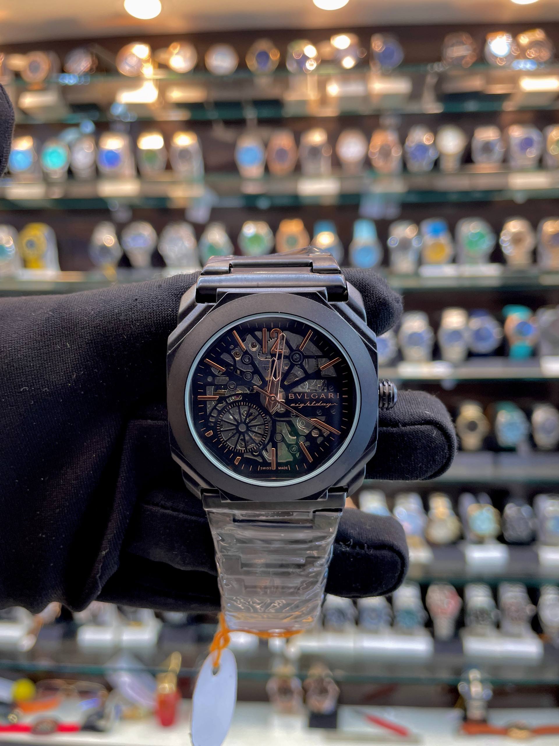 BVLGARI OCTO FINISSIMO SKELETON MATTE BLACK 🖤
