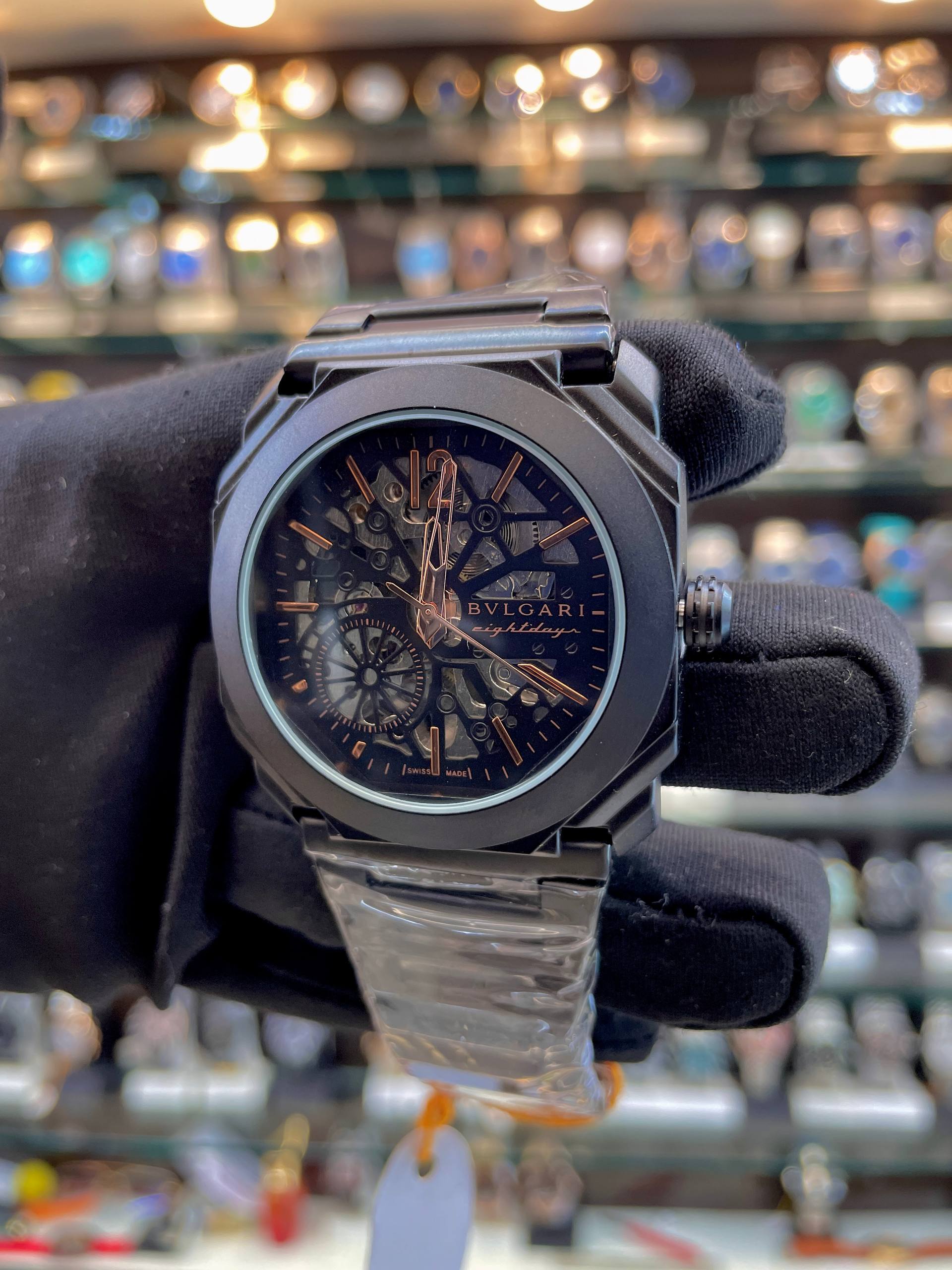 BVLGARI OCTO FINISSIMO SKELETON MATTE BLACK 🖤