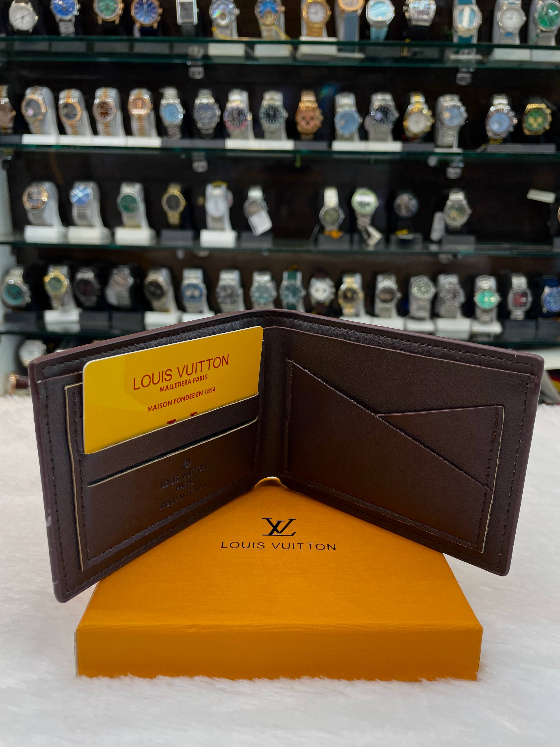 LOUIS VUITTON X NIGO MULTIPLE WALLET PREMIUM LEATHER FOR MENS