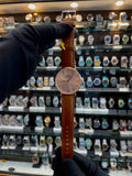 DANIEL WELLINGTON (DW) FOR MENS 🤩 IN LEATHER BROWN 🤎