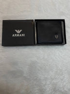 GIORGIO ARMANI UNDER BUDGET WALLET FOR MENS BLACK 🖤