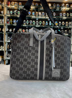 KARL LAGERDIELD GREY BRIEFCASE 💼 LAPTOP BAG 🛍️ IN MASTER PIECE 🤩
