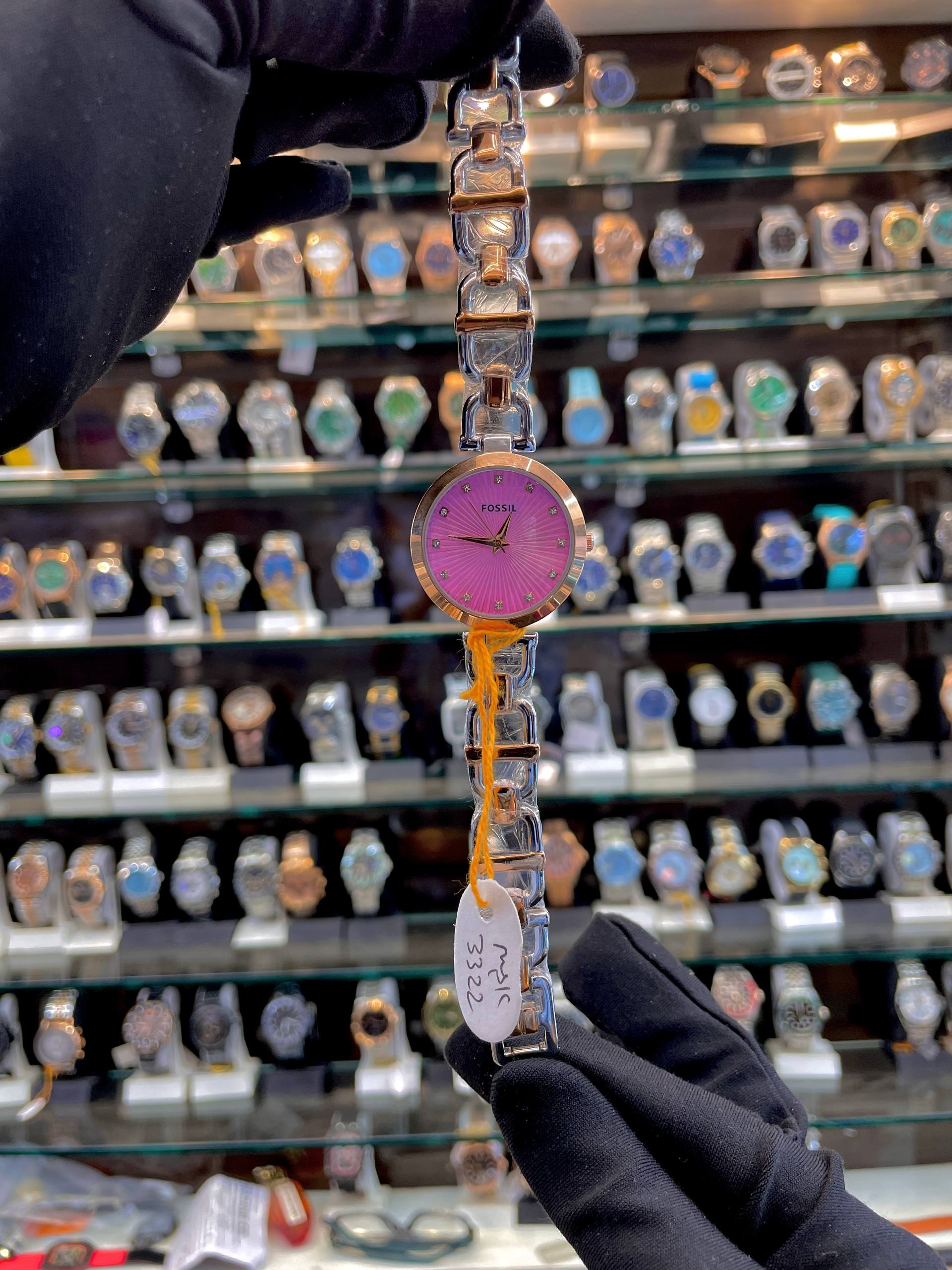 FOSSIL GIRLS WATCH ⌚ UNDER BUDGET IN PINK 🩷 DIAL 💝