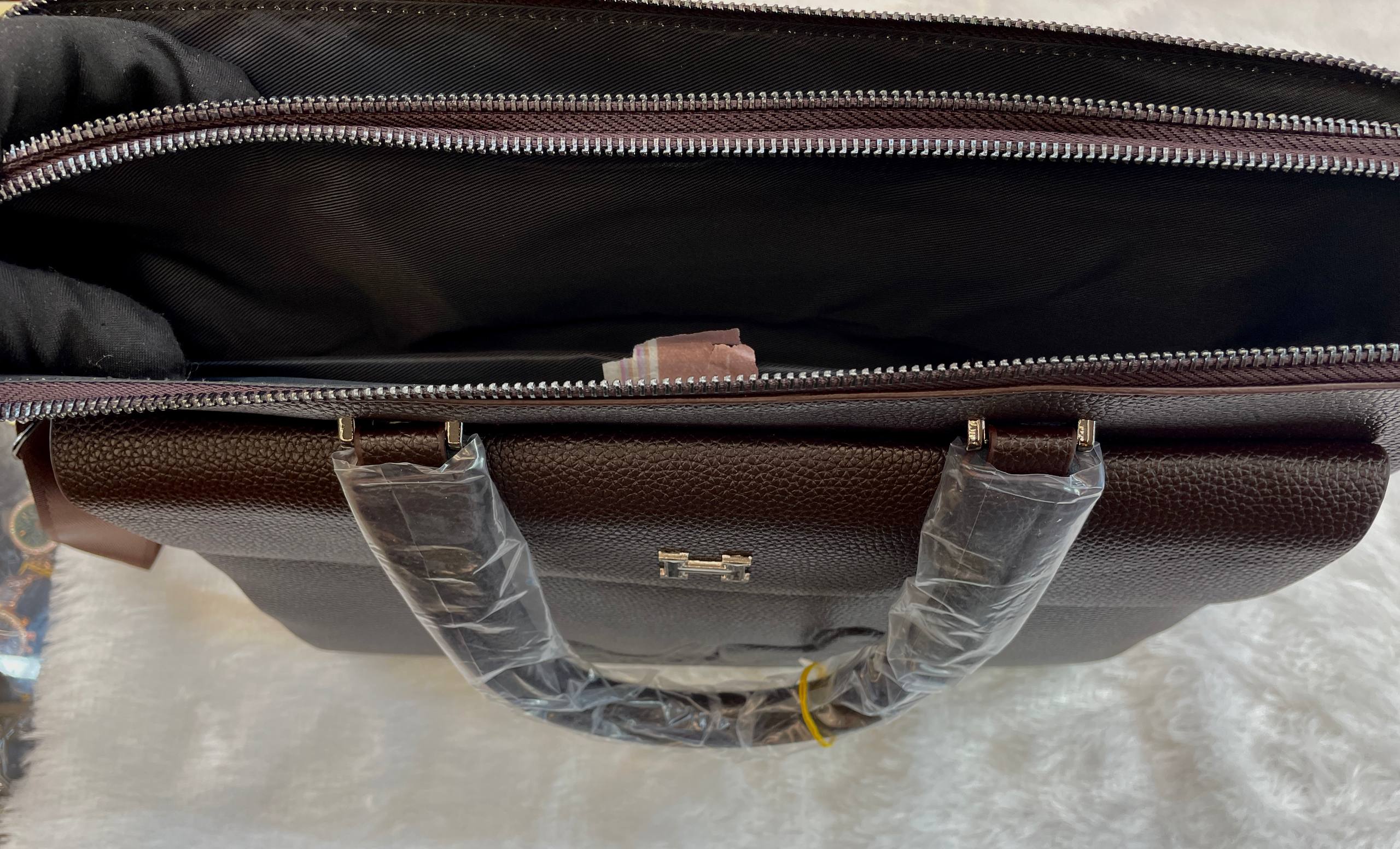 HERMES LAPTOP BAG WITH TEXTURED EMBOSSED CARRIAGE IN MASTER PIECE 🤩