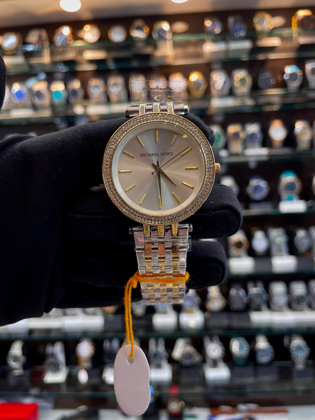 MICHAEL KORS 33MM DARCI MINI MK3583 Watch MASTER PIECE FOR GIRLS 🥰 WHITE 🤍 DIAL
