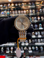 MICHAEL KORS 33MM DARCI MINI MK3583 Watch MASTER PIECE FOR GIRLS 🥰 WHITE 🤍 DIAL