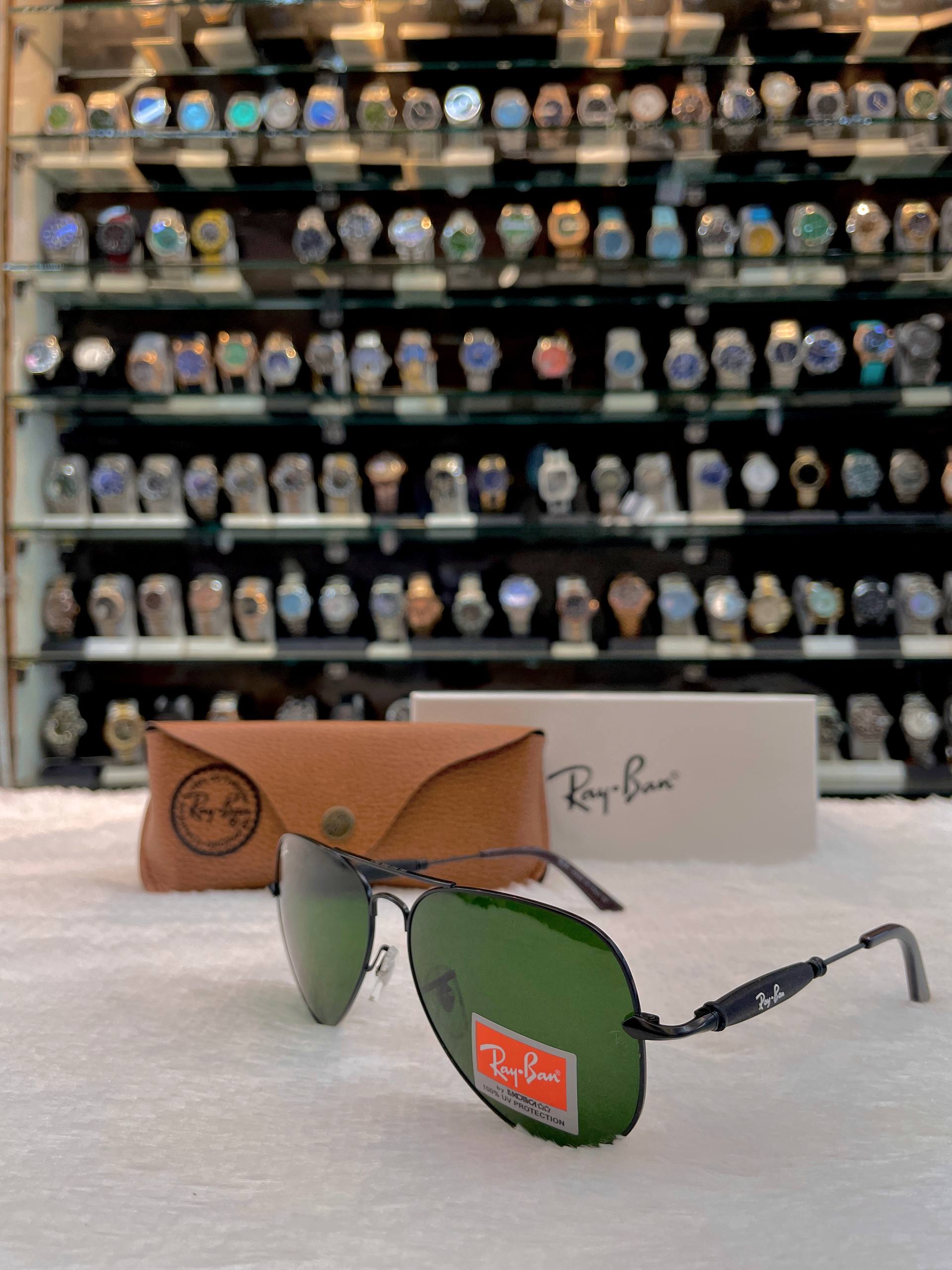 RAYBAN AVIATOR SUNGLASSES BLACK 🖤 LENS