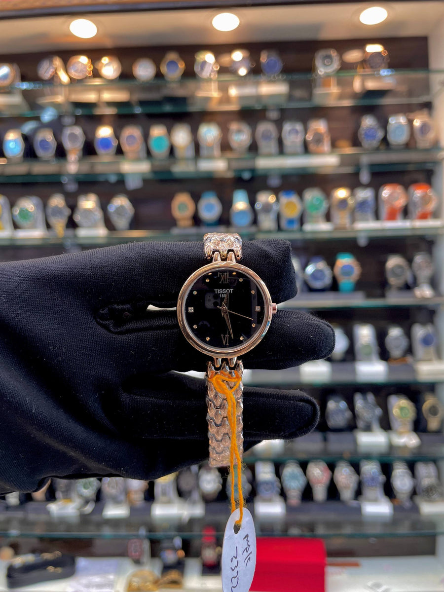 TISSOT FLAMINGO GIRLS WATCH ⌚ UNDER BUDGET  ROSE GOLD 🥇