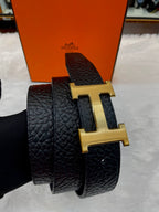 HERMES CONSTANCE BELT BLACK PEBBLED LEATHER IN MASTER PIECE 🤩