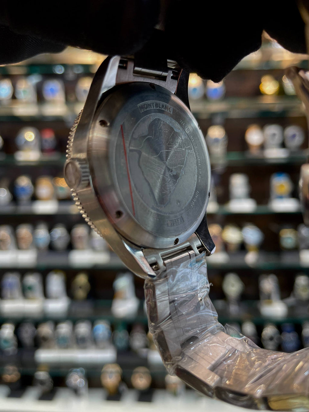 MONT BLANC 1858 ICED SEA AUTOMATIC DATE WATCH FEATURING IN MASTER PIECE 🤩