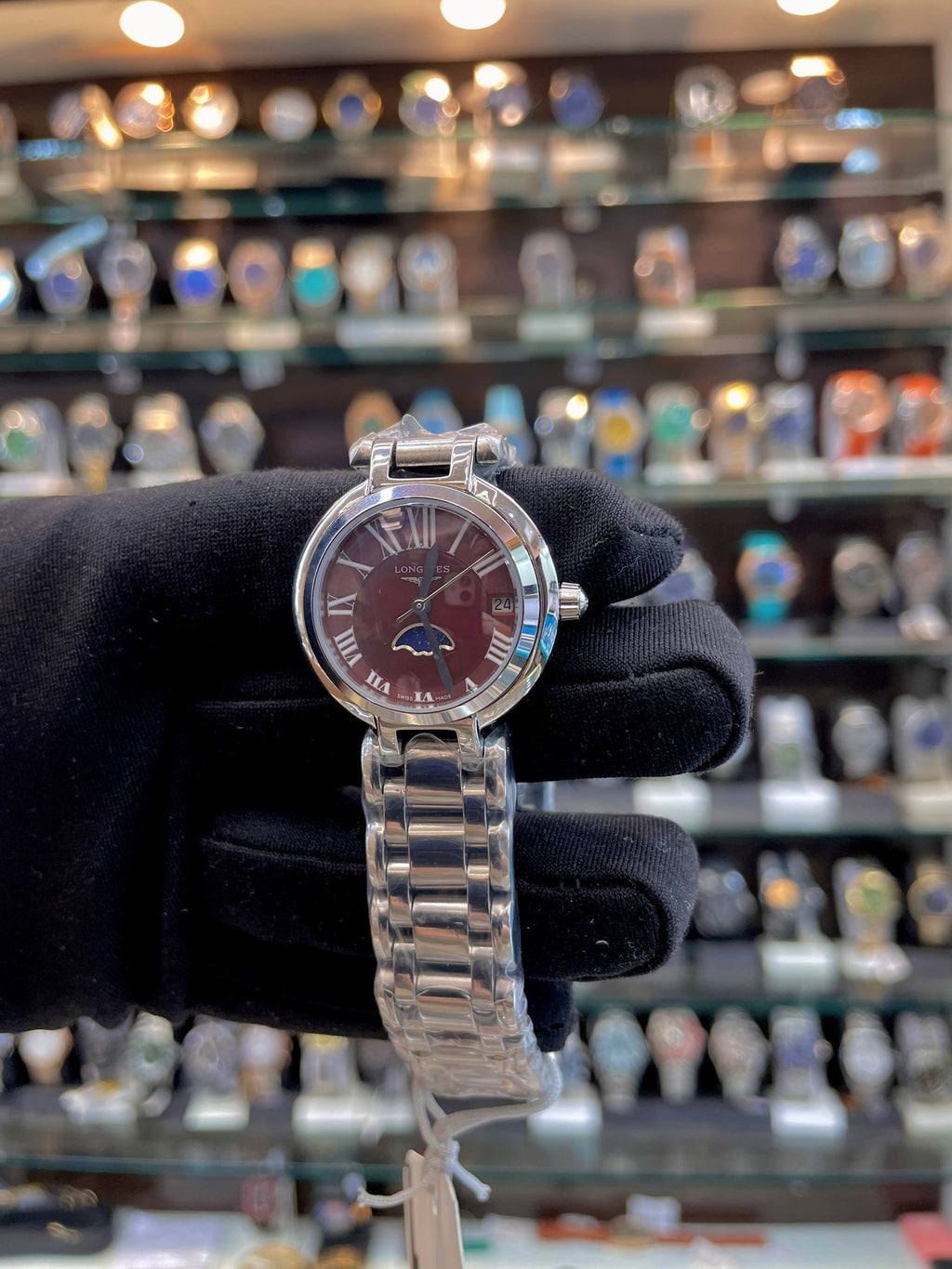 LONGINES PRIMALUNA EDITION 🤩✨ FOR GIRLS 🎀🎁 RED ♥️