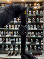 FOSSIL MEN'S MACHINE CHRONOGRAPH WATCH IN LEATHER