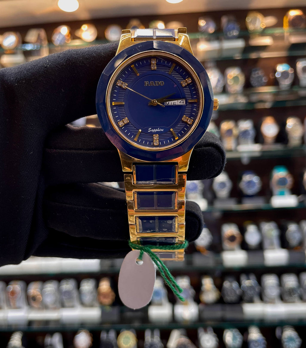 RADO CENTRIC JUBILE WATCH ⌚ CERAMIC FOR MENS IN MASTER PIECE BLUE 💙