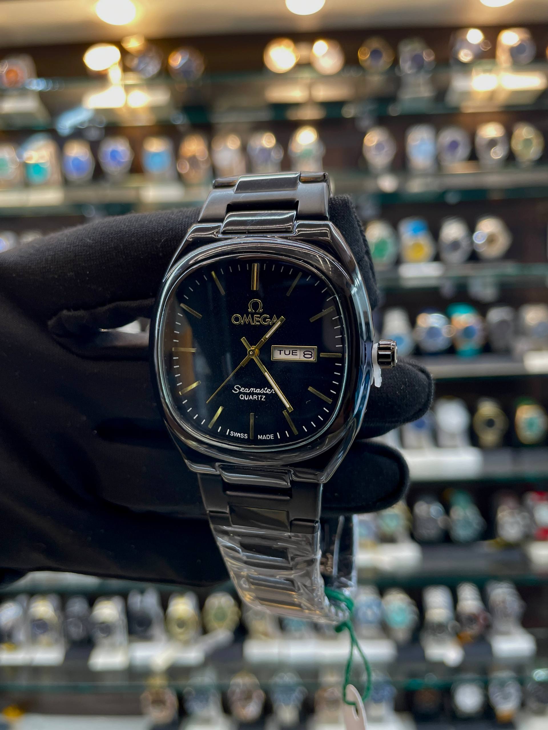 OMEGA SEAMASTER CLASSIC WATCH ⌚ UNDER BUDGET BLACK 🖤