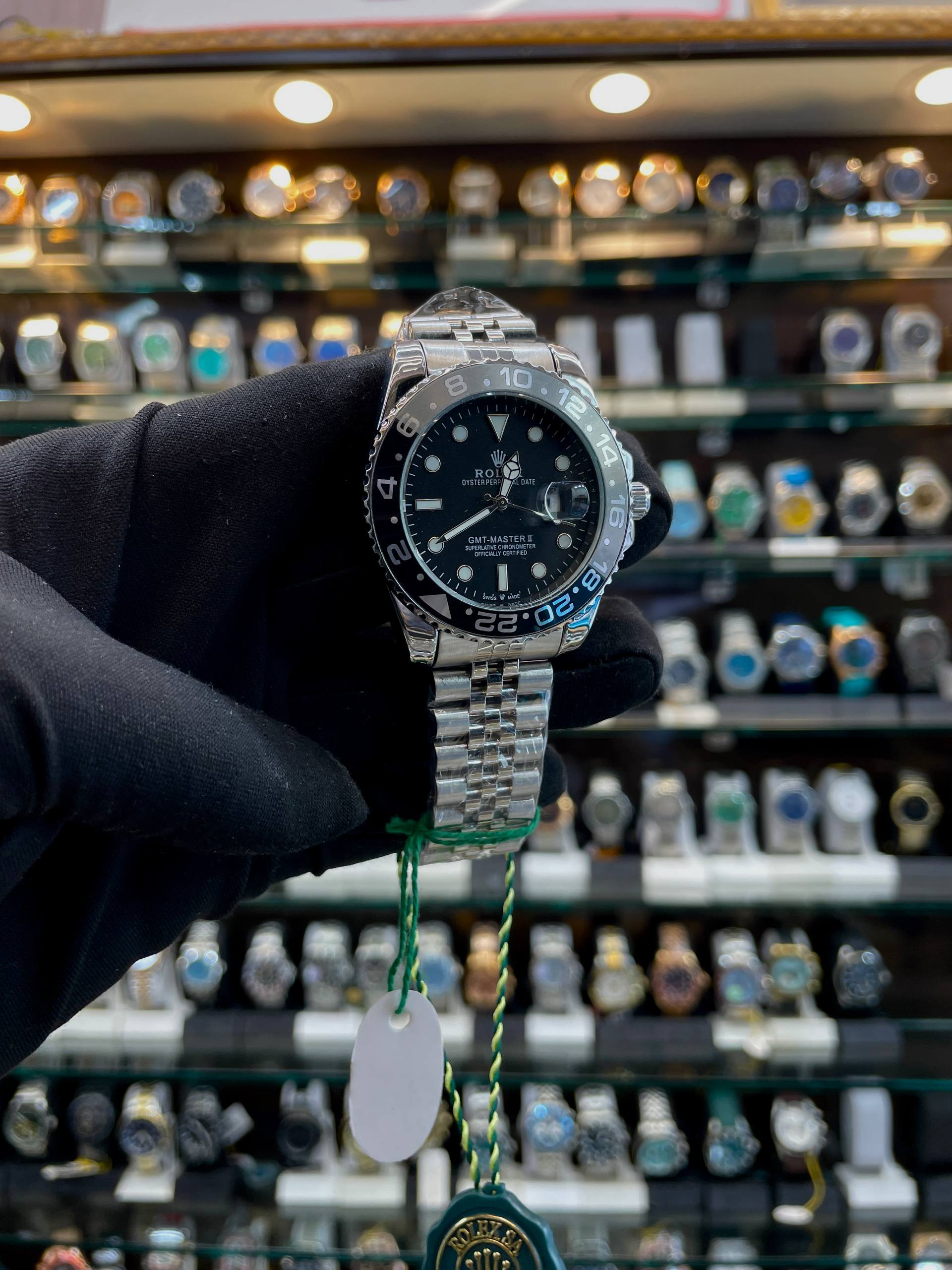 ROLEX GMT OYSTER PERPETUAL  BLACK 🖤 UNDER BUDGET