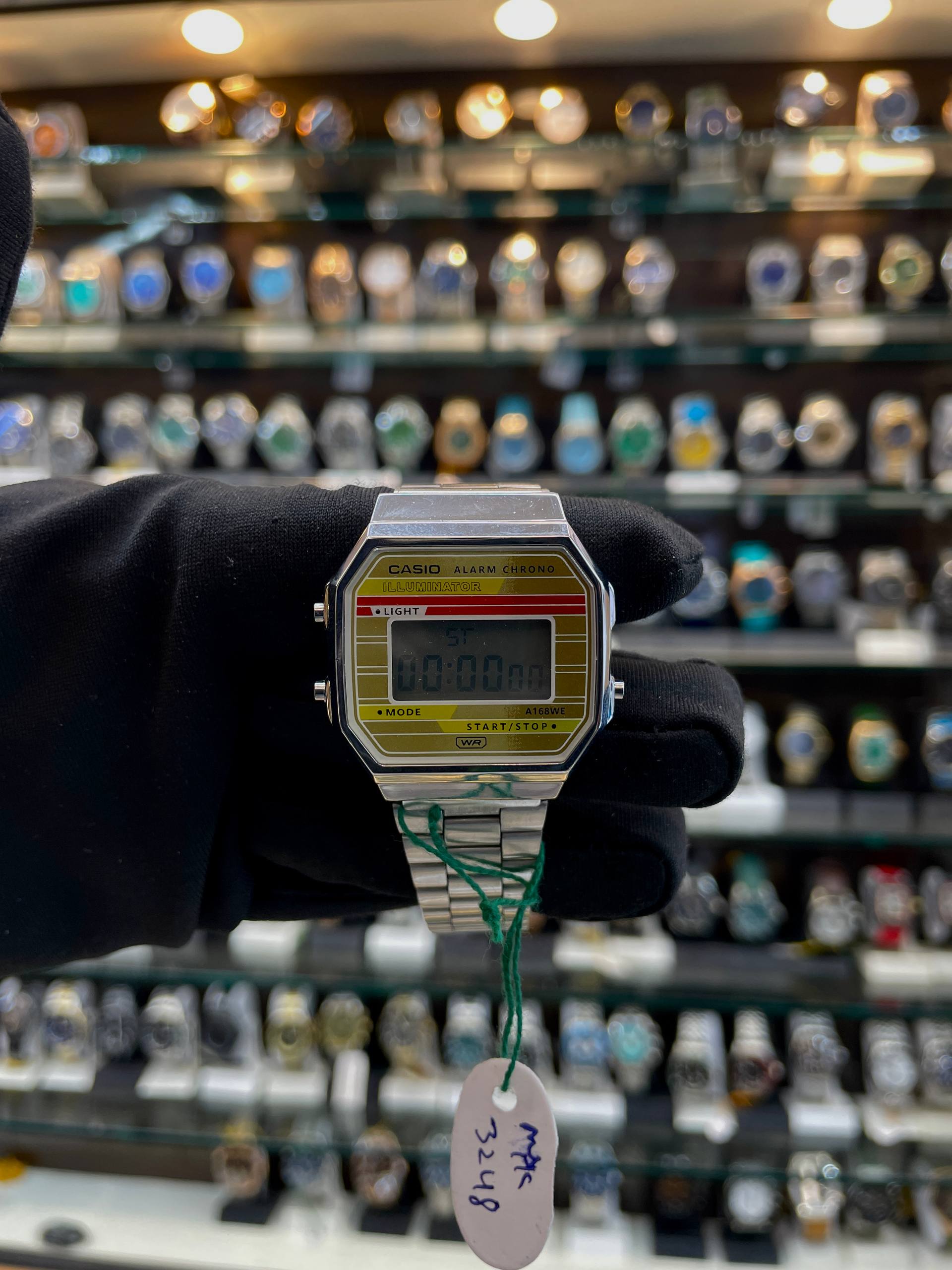 CASIO VINTAGE A168WEHA-9AEF IN YELLOW 🟡 DIAL 🤩