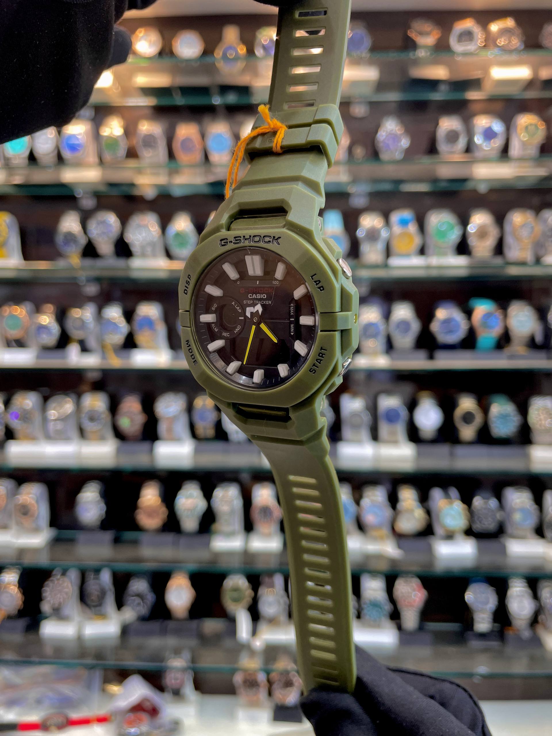 GSHOCK DUAL TIME UNDER BUDGET FOR MENS SPORTS WEAR GREEN 💚