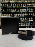 MONT BLANC BELT TEXTURE LEATHER IN MASTER PIECE 🤩