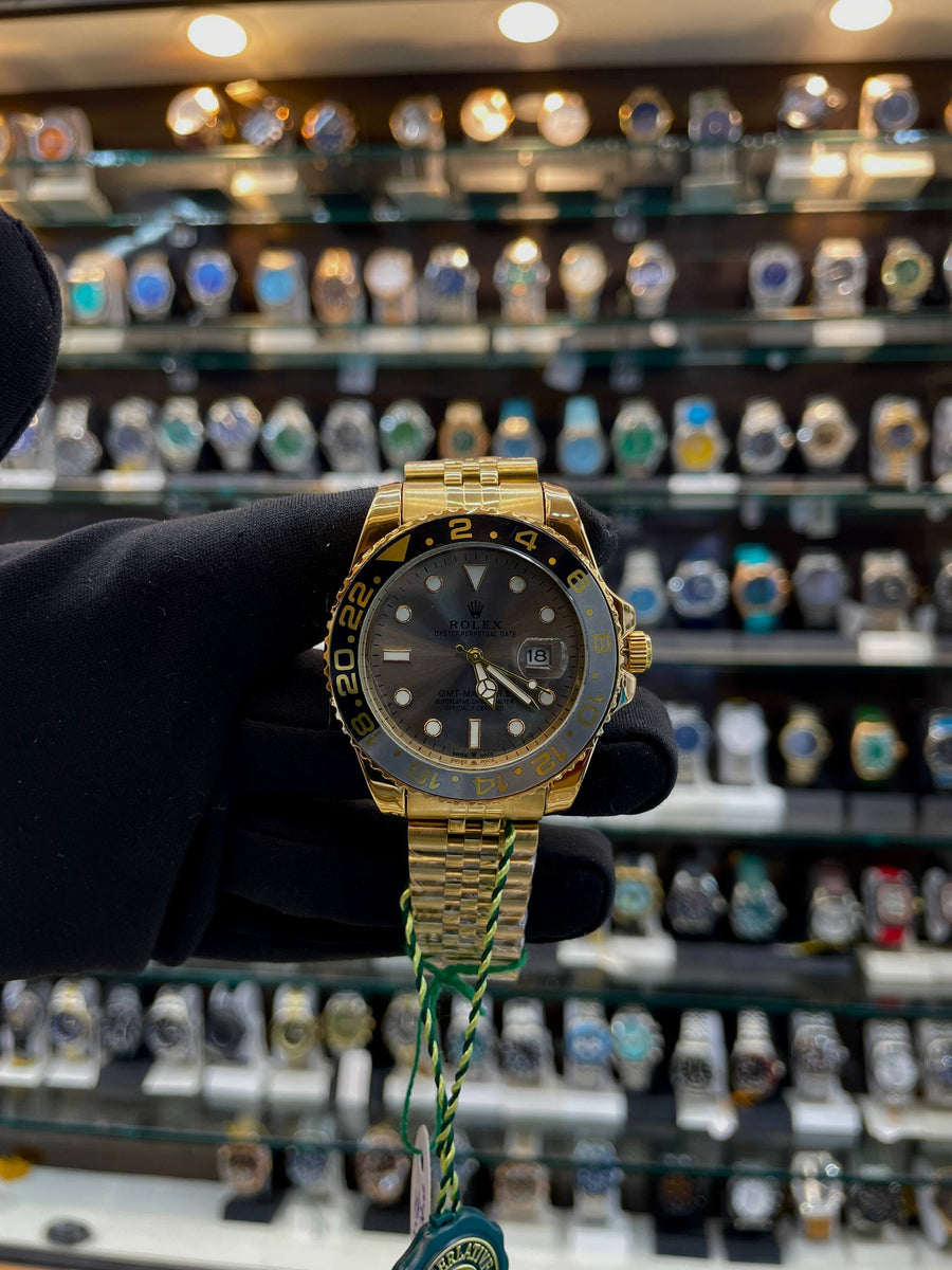 ROLEX GMT OYSTER PERPETUAL  GREY 🩶 DIAL 💗 UNDER BUDGET