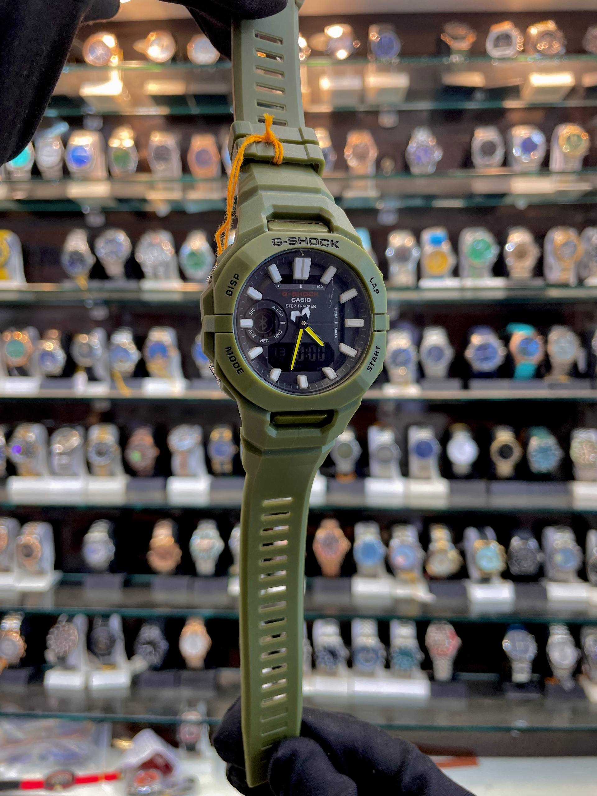 GSHOCK DUAL TIME UNDER BUDGET FOR MENS SPORTS WEAR GREEN 💚