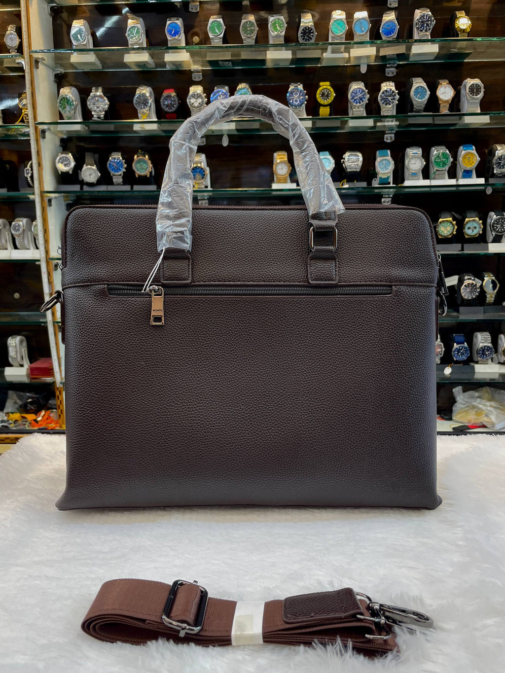 HERMES LAPTOP BAG WITH TEXTURED EMBOSSED CARRIAGE IN MASTER PIECE 🤩