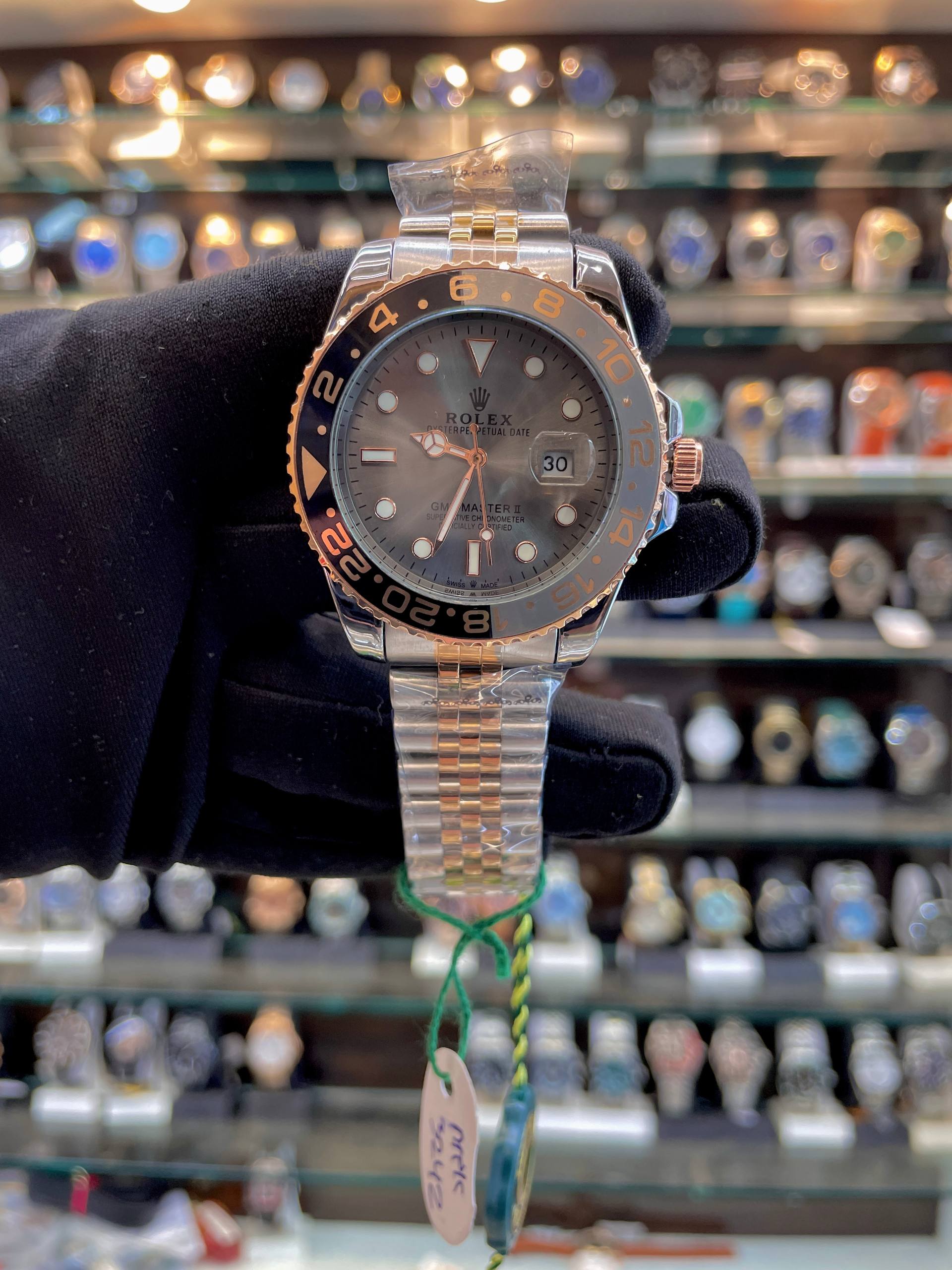 ROLEX GMT OYSTER PERPETUAL BLACK 🖤 DIAL  UNDER BUDGET