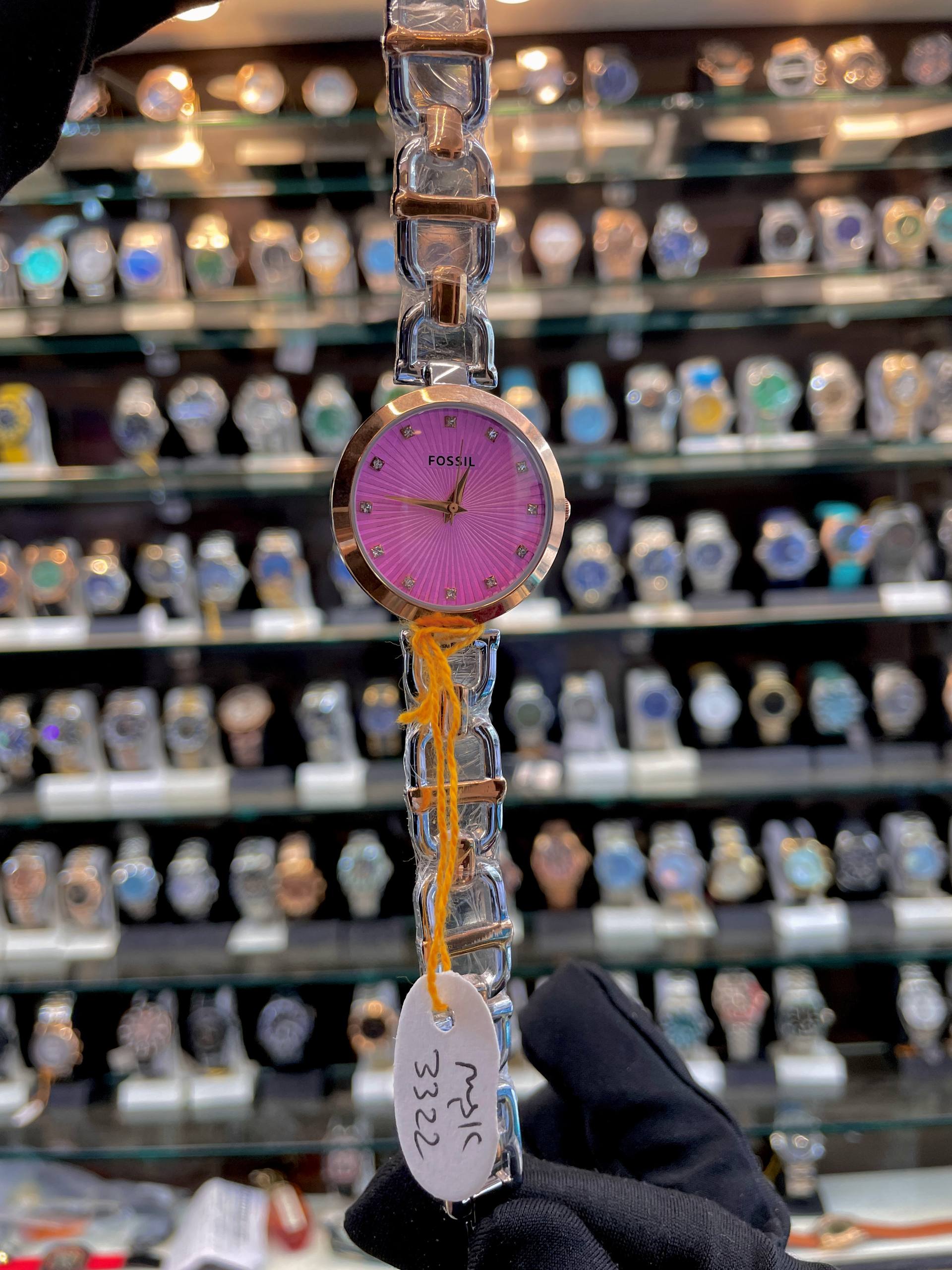 FOSSIL GIRLS WATCH ⌚ UNDER BUDGET IN PINK 🩷 DIAL 💝