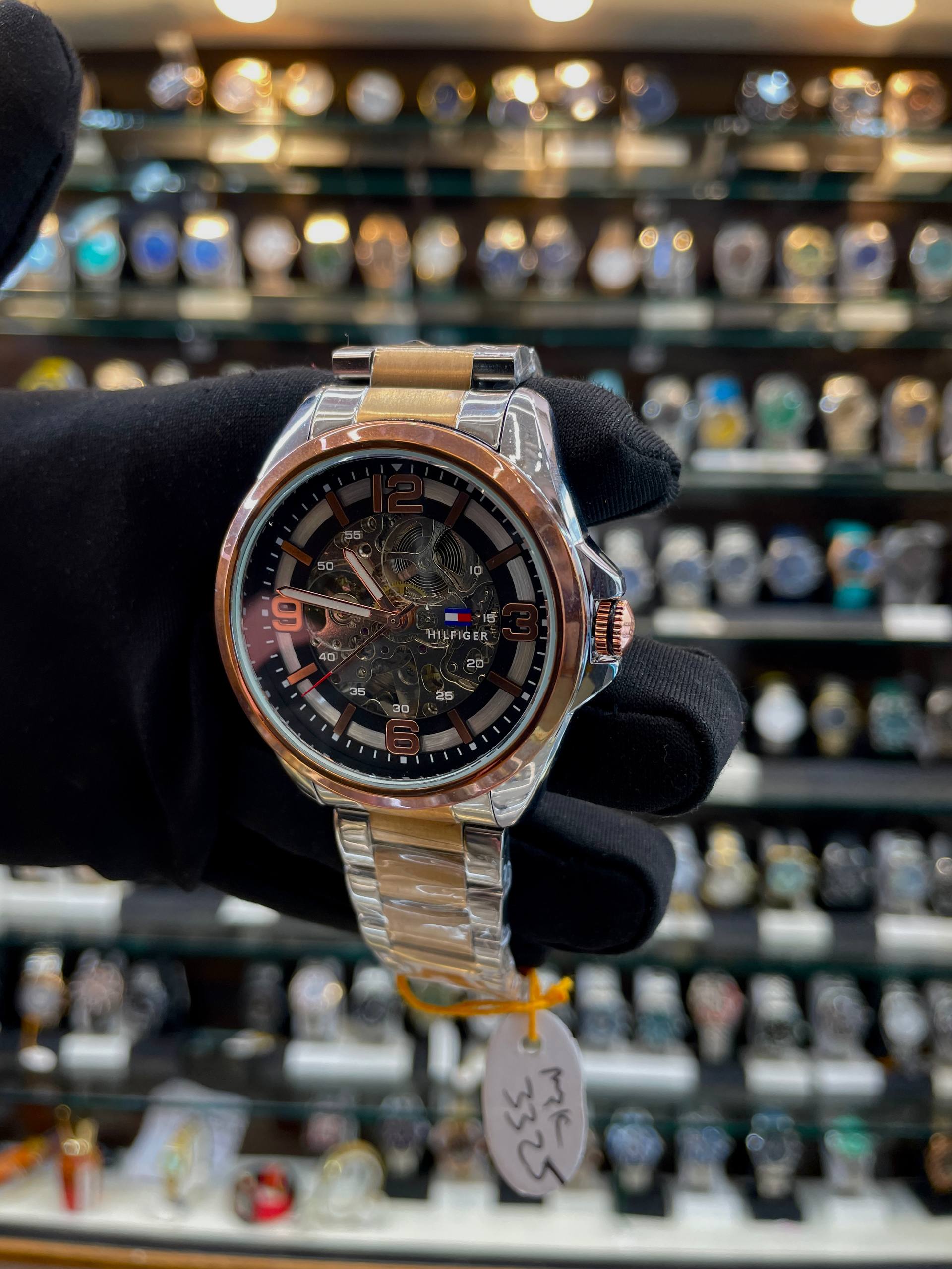TOMMY HILFIGER NOW IN AUTOMATIC NEW DIAL 🤩BLACK 🖤 TRANSPARENT DIAL 🤩 BRONZE 🥉 STAINLESS BODY RING
