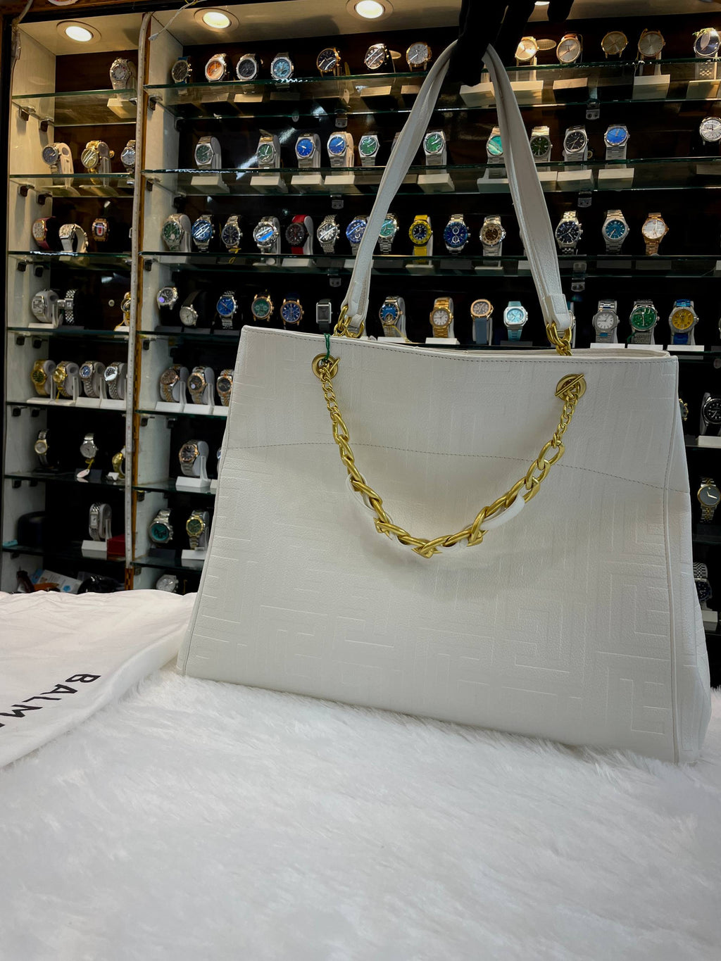BALMAIN PARIS TOTE BAG IN MASTER PIECE FOR GIRLS 🤩